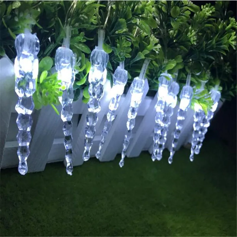 Рождественская гирлянда светодиодная сосулька батарея 3 м 20 светодиодов крытая