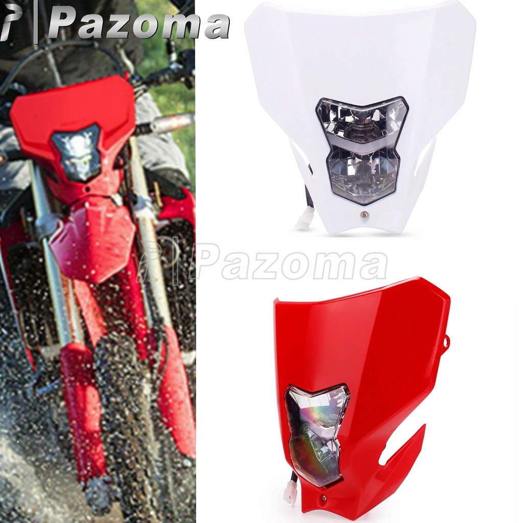 Универсальный светодиодный налобный фонарь 12 В для Honda CRF450L CRF450XR 2019-2020 Yamaha Suzuki