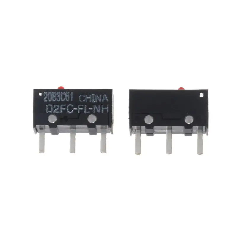 2 шт. оригинальный OMRON D2FC-FL-NH красная точка классическая мышь микро переключатель