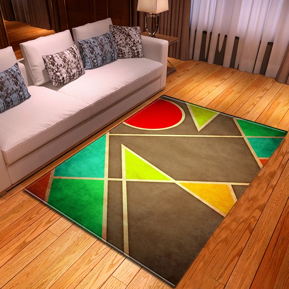 3D геометрический узор украшение детской комнаты игровой коврик для зоны