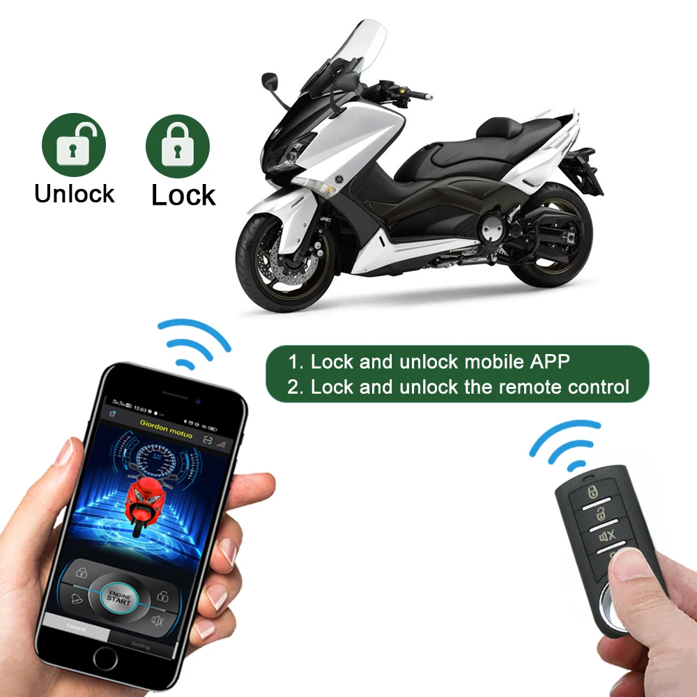 12V мотоцикла мото велосипед Анти-кражи Рог скутер охранной сигнализации Системы