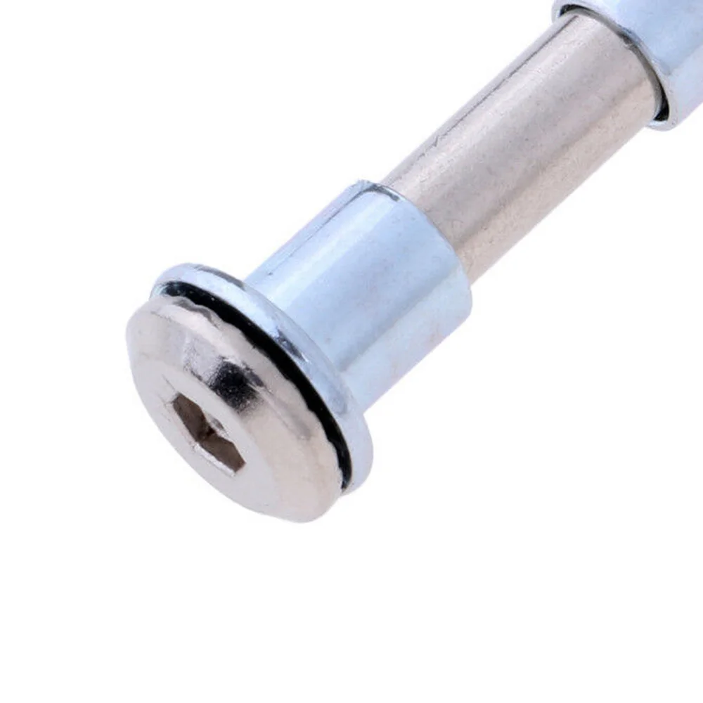 

8Pcs Aluminum Alloy Inline Skate Wheel Screw Nail Axle Bolt Nut Tool Silver