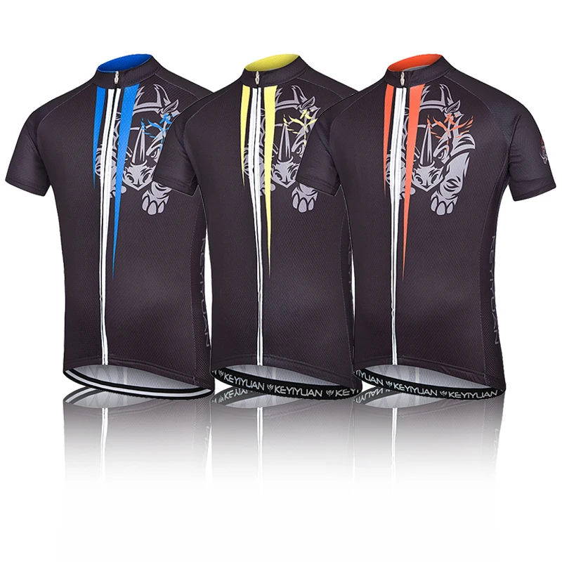 

NEW 2021 KEYIYUAN MTB Men's Bicycle Clothing Short Top Summer Mountain Cycling Jersey Camisa Ciclismo Masculina