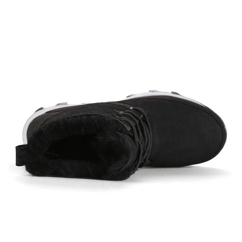 HUMTTO Hiking Boots Outdoor Sneakers for Men Leather Sport Trekking Shoes Mens Mountain Hunting Climbing Safety Snow Boots Male