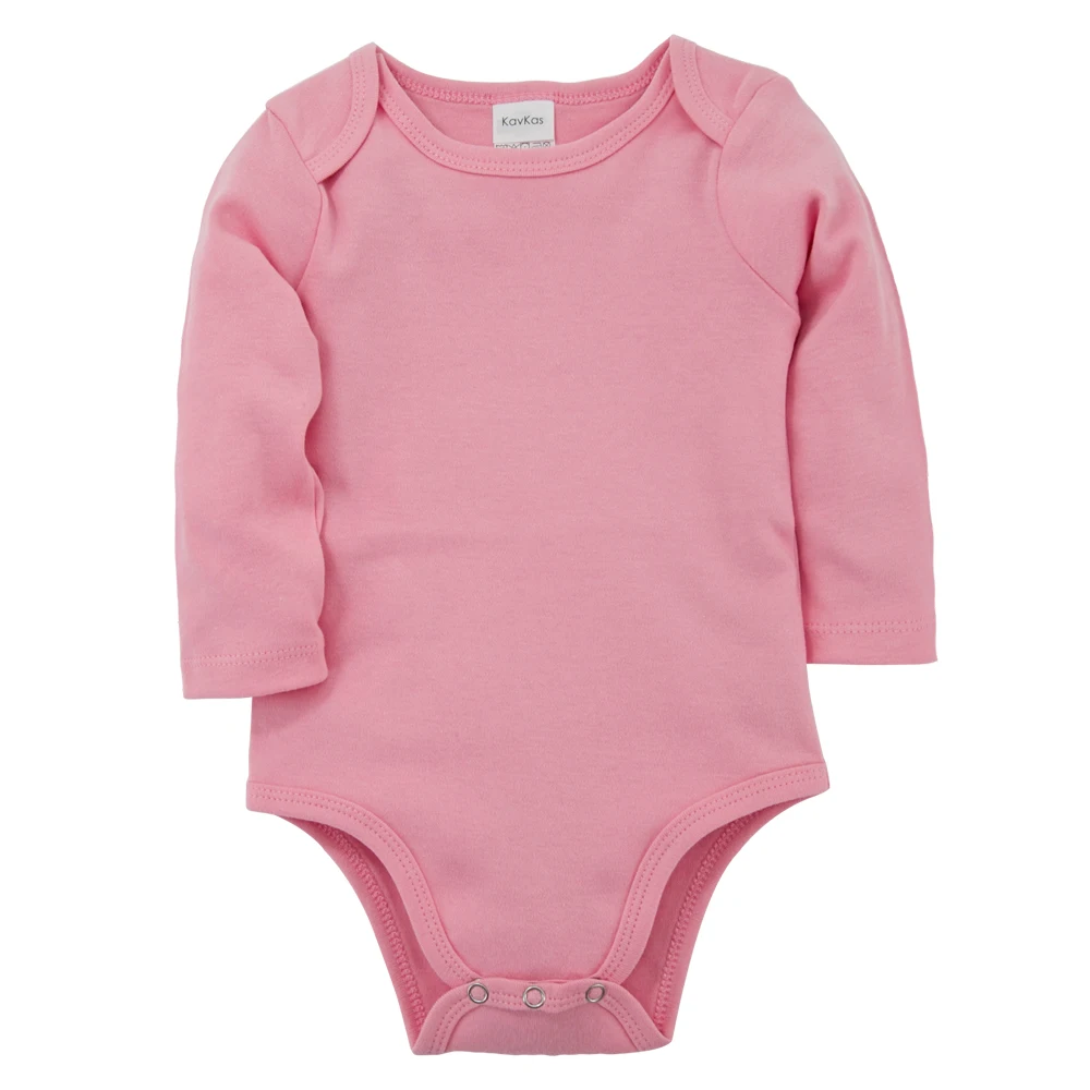 Kavkas Roupas Bebe De боди для новорожденных однотонный хлопковый Детский комбинезон с