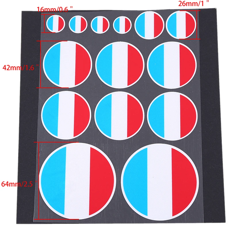 Square/Round UK France Italy Flag Stickers Car Motorcycle Decorarion Whole Body Window Windshield Decal Sticker Styling | Автомобили и