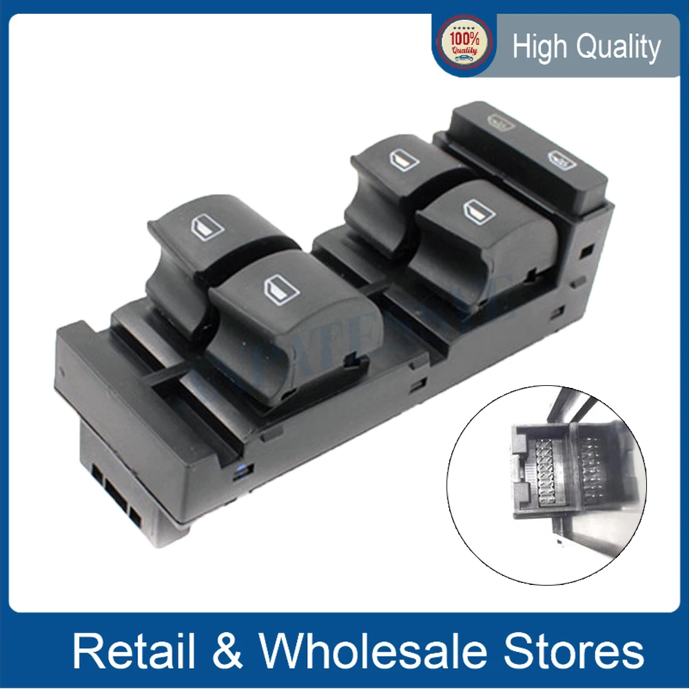 

4B0 959 851B,4B0959851B,4B0959851,4B0 959 851 Electric Window Switch for Audi A6 S6 1998-2004 C5