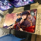 Коврик для мыши XGZ, резиновый нескользящий мини-коврик для мыши с анимацией на пару, размер XXL, черный