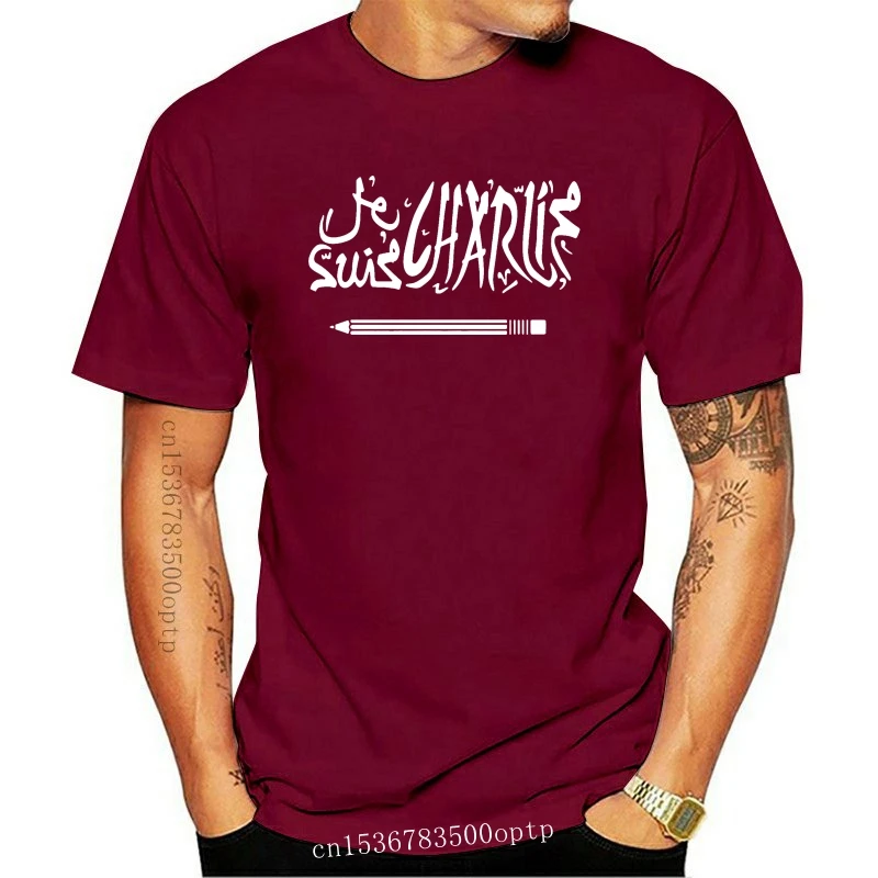 

New I Am Charlie Saudi Flag T Shirt S-Xxxl Basic Solid Summer Letter Cotton Crazy Comical Designer Shirt