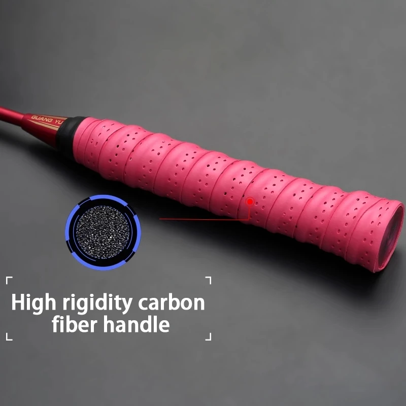 

Offensive Type Racket Sports With Bag Strings Racquet Speed Ultralight 5U 78g Carbon Fiber Colorful Strung Badminton Rackets