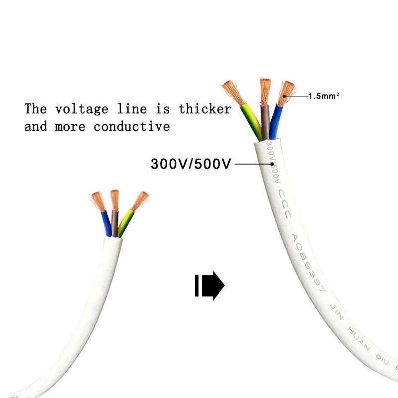 Штепсельная Вилка европейского стандарта Schuko с удлинительным шнуром кабель Pigtail