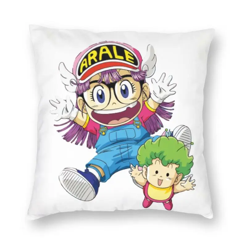 

Декоративный чехол для подушки Dr. Slump в стиле аниме, милый квадратный чехол для подушки Arale Norimaki 40x40 см, наволочка для гостиной