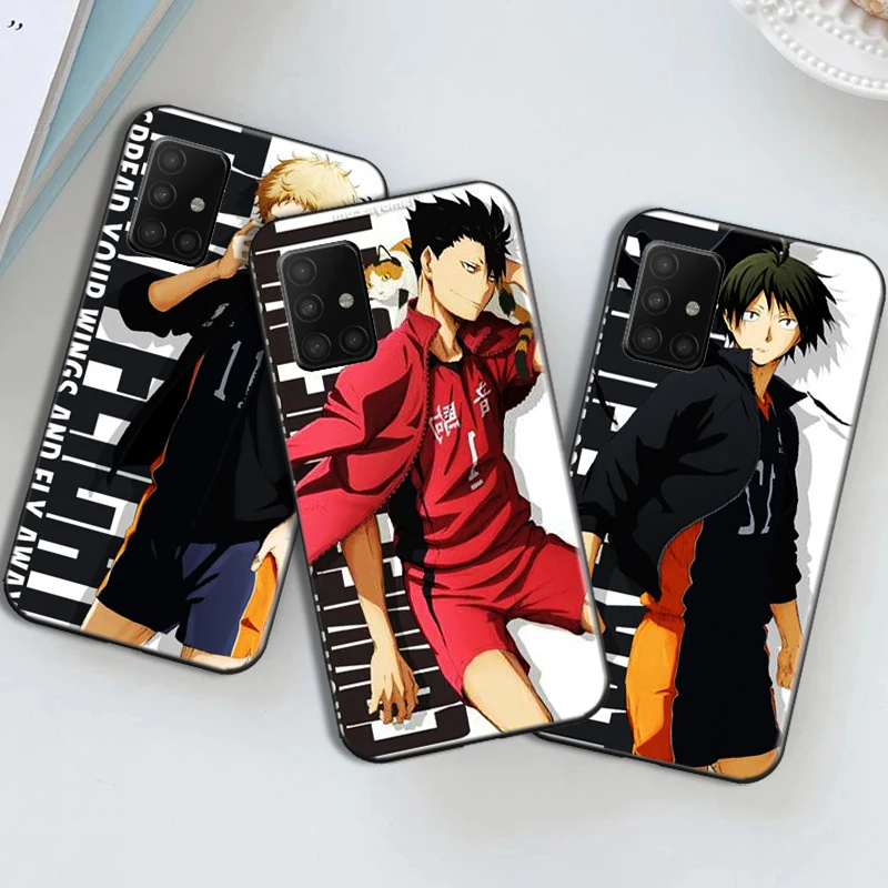 

Haikyuu Volleyball boy Anime Phone Case For Samsung Galaxy A11 A21S A31 A32 4G A41 A42 4G 5G A51 A71 5G hinata syouyou Soft TPU