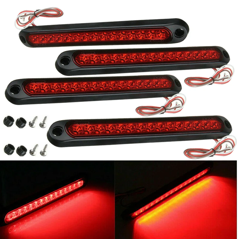 

15 LED Trailer Tail Light Bar Stop Turn Tail Lights Assembly Brake Strip 10-30V Trailer Light for Marine Boats Trucks Pickups