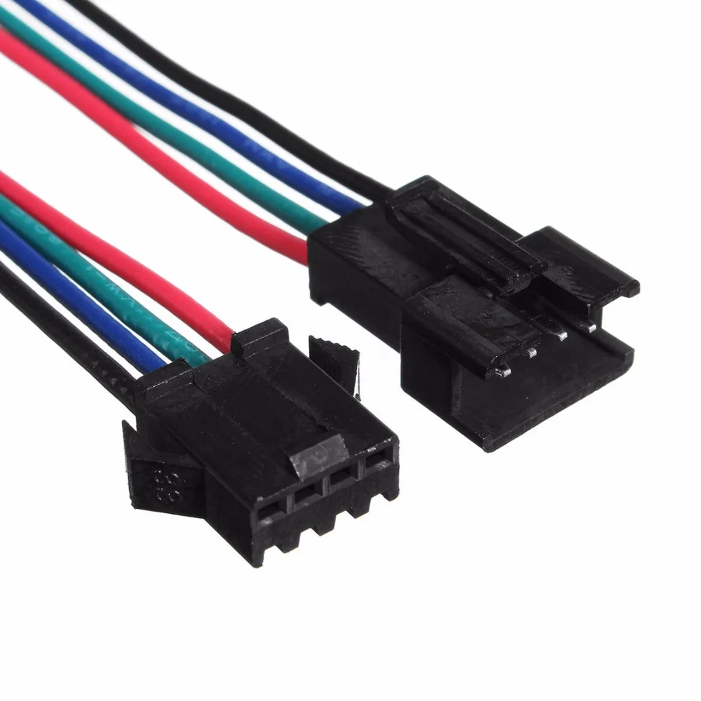 10 комплектов 4 Pin JST SM 2 54 мм мужской и женский разъемы с 22AWG провода 15 см Длина |