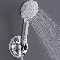 wall mounted round shower mounting brackets shower stand 90%c2%b0 multi tap adjustment seamless hook paste bath shower holder