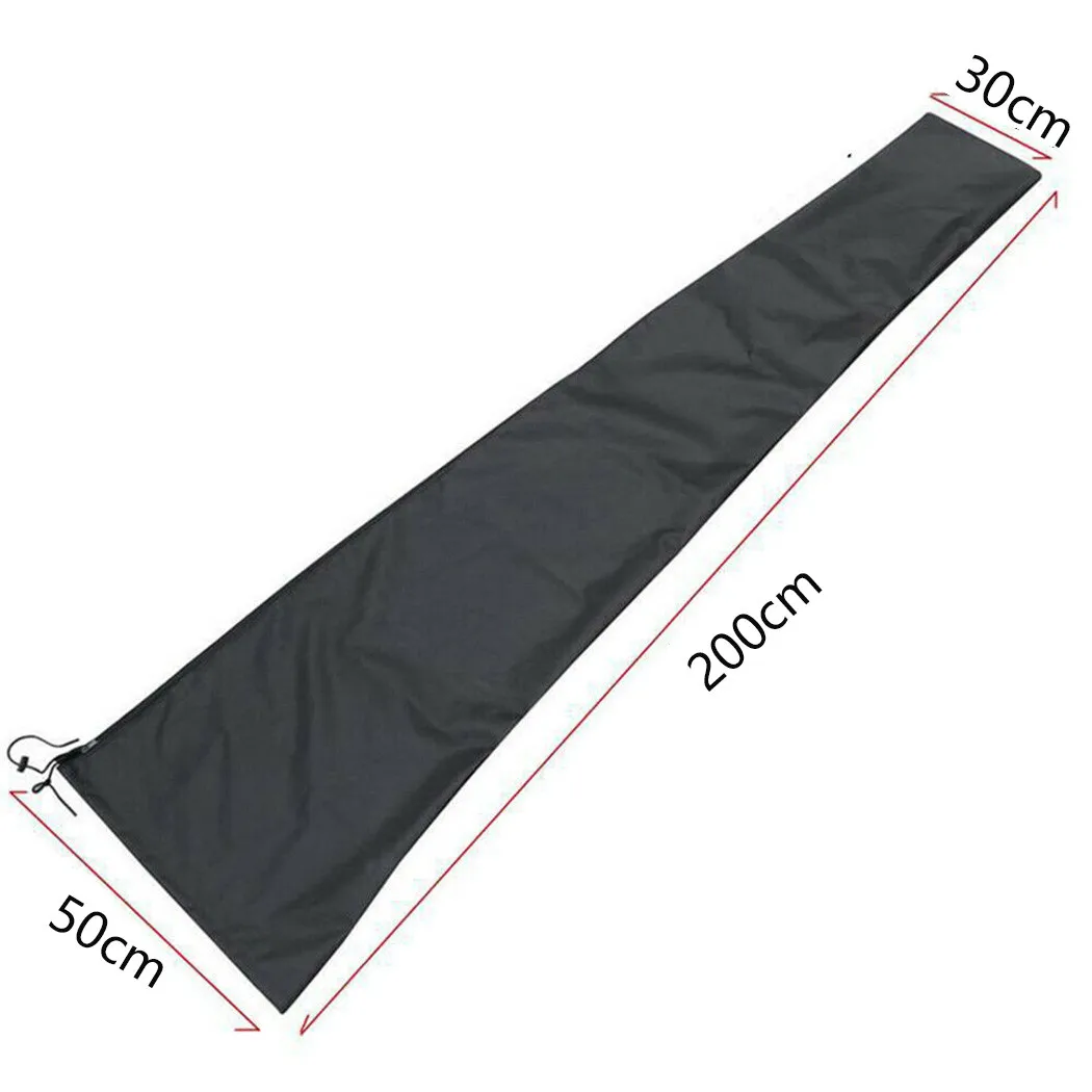 

Patio Umbrella Parasol Protective Cover 2M Black Protective Cover Cover