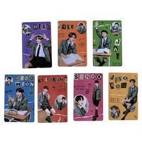7pcsset kpop enhypen photocards en boxing ggu ggu package deco album self made lomo card post card for fans collection gift