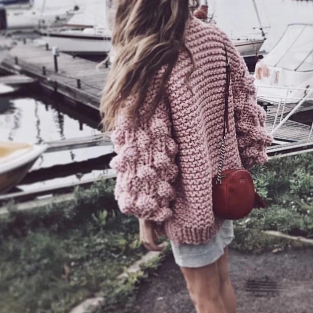 Осенне зимний утепленный вязаный кардиган свитеры сексуальные вязаные