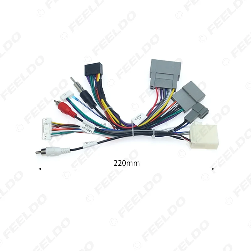 Автомобильный аудиоприемник FEELDO проигрыватель компакт-дисков 16-контактный