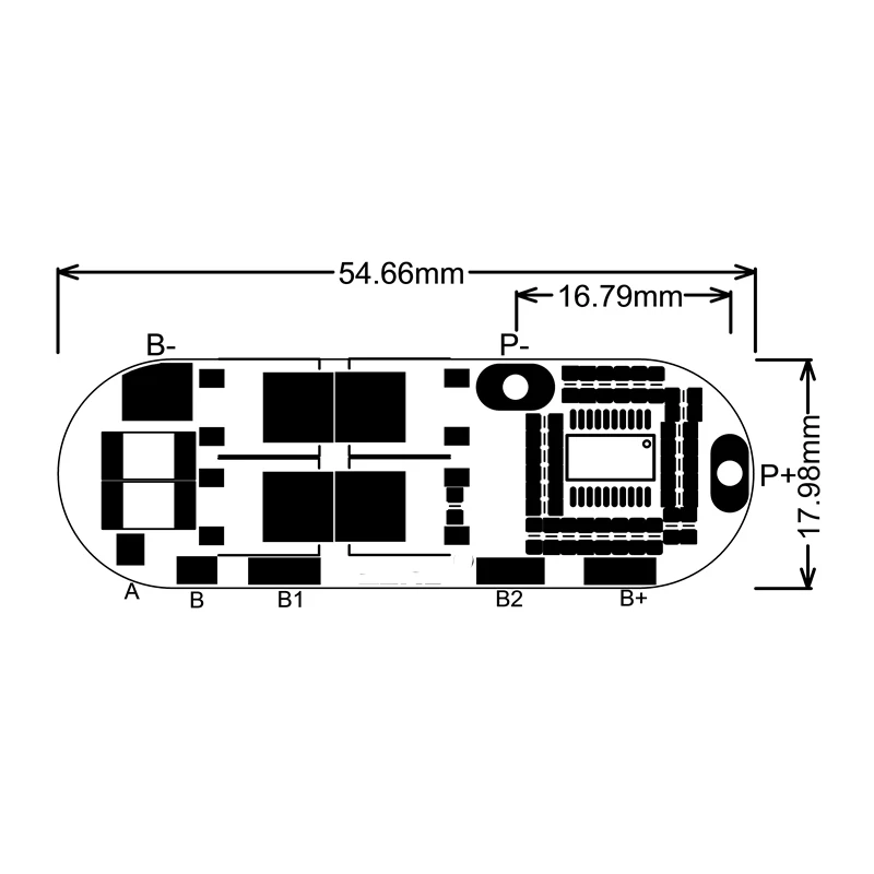 BMS 1S 2S 10A 3S 4S 25A 18650 Защитная печатная плата для литий-ионной литий-полимерной