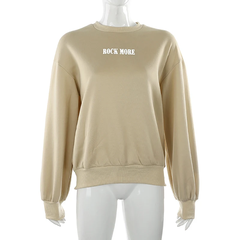 Неоново-зеленая Толстовка большого размера Женская Повседневная Свободная Harajuku