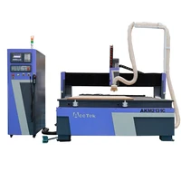 acctek 2131 3 axis 4 axis wood furniture cnc router with atc wood working 3d engraving and carving wooden cabinet machine