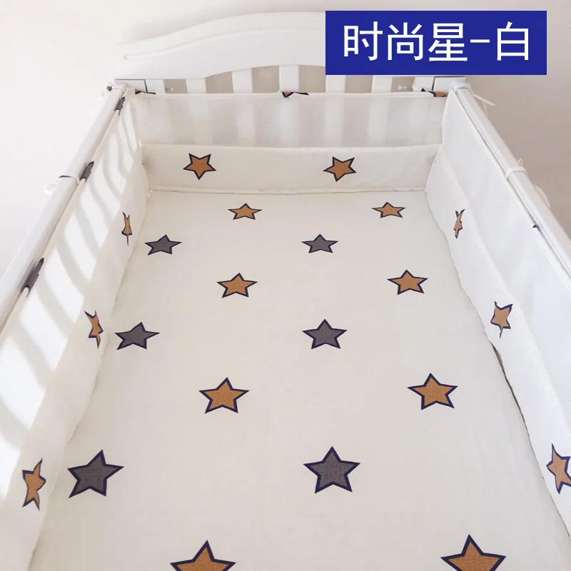 180*30 см летние дышащие детские постельное белье-Бампер анти-столкновения вокруг