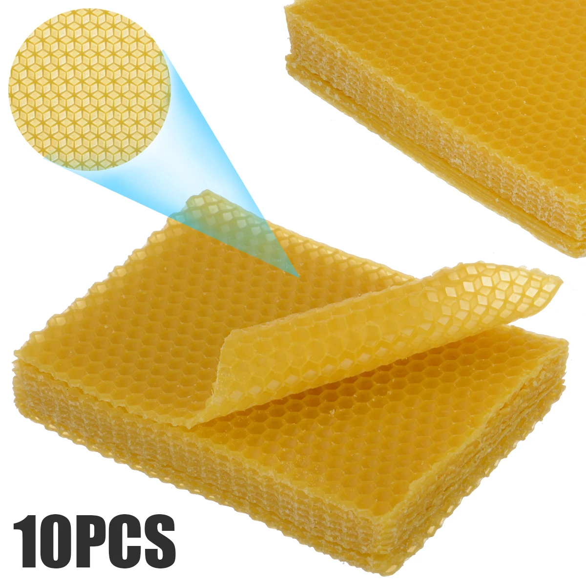 10 шт Пчеловодство Мед гребень основа воск рамки мед улья садовое - Цена: 304,83 руб.