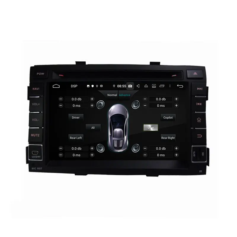 Автомобильный DVD-плеер 7 дюймов 2 Din 8 ядер Android 9 0 для KIA SORENTO 2011 автомобильный