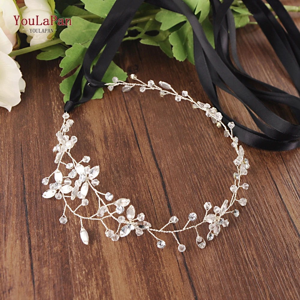 Свадебные Стразы TOPQUEEN SH142 Алмазные Пояса для свадебного платья тонкие свадебные