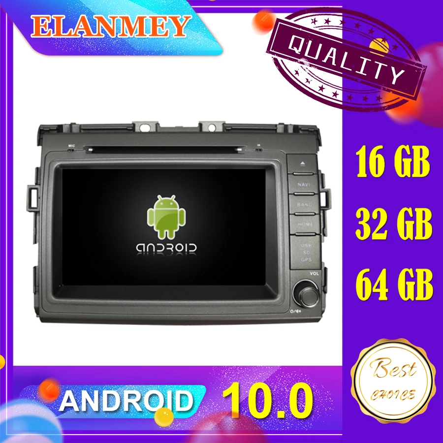 Новейшая автомобильная аудиосистема Android 10 0 подходит для TOYOTA ESTIMA навигация радио