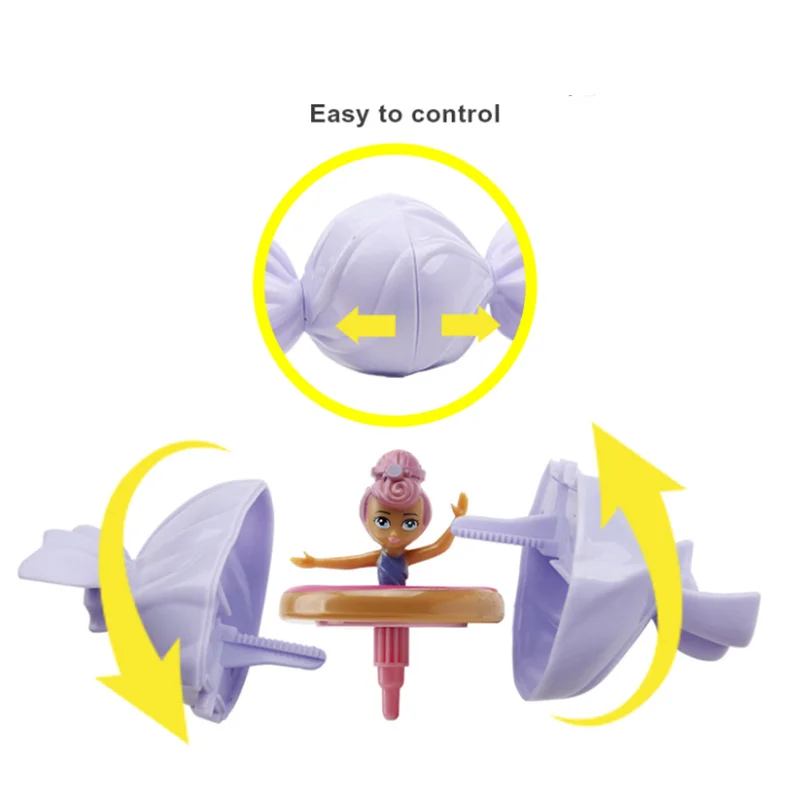 Кукла-сюрприз вращающаяся случайная глухая коробка конфетный шар снос