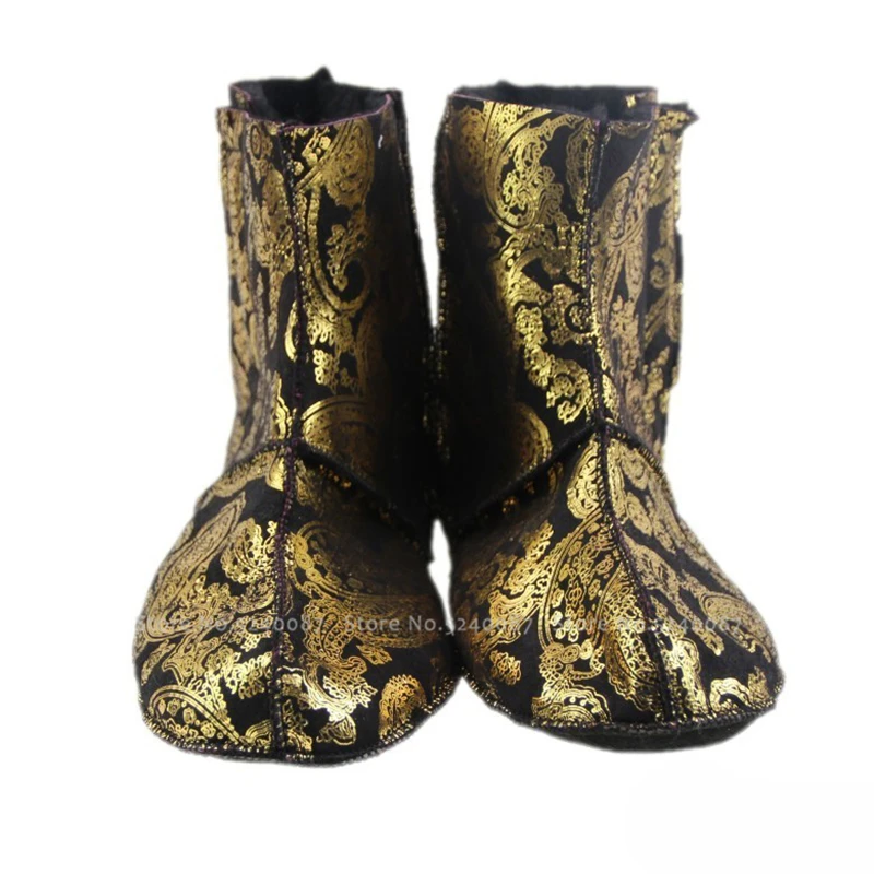 Зимние теплые меховые плюшевые мусульманские традиционные носки для поклонения