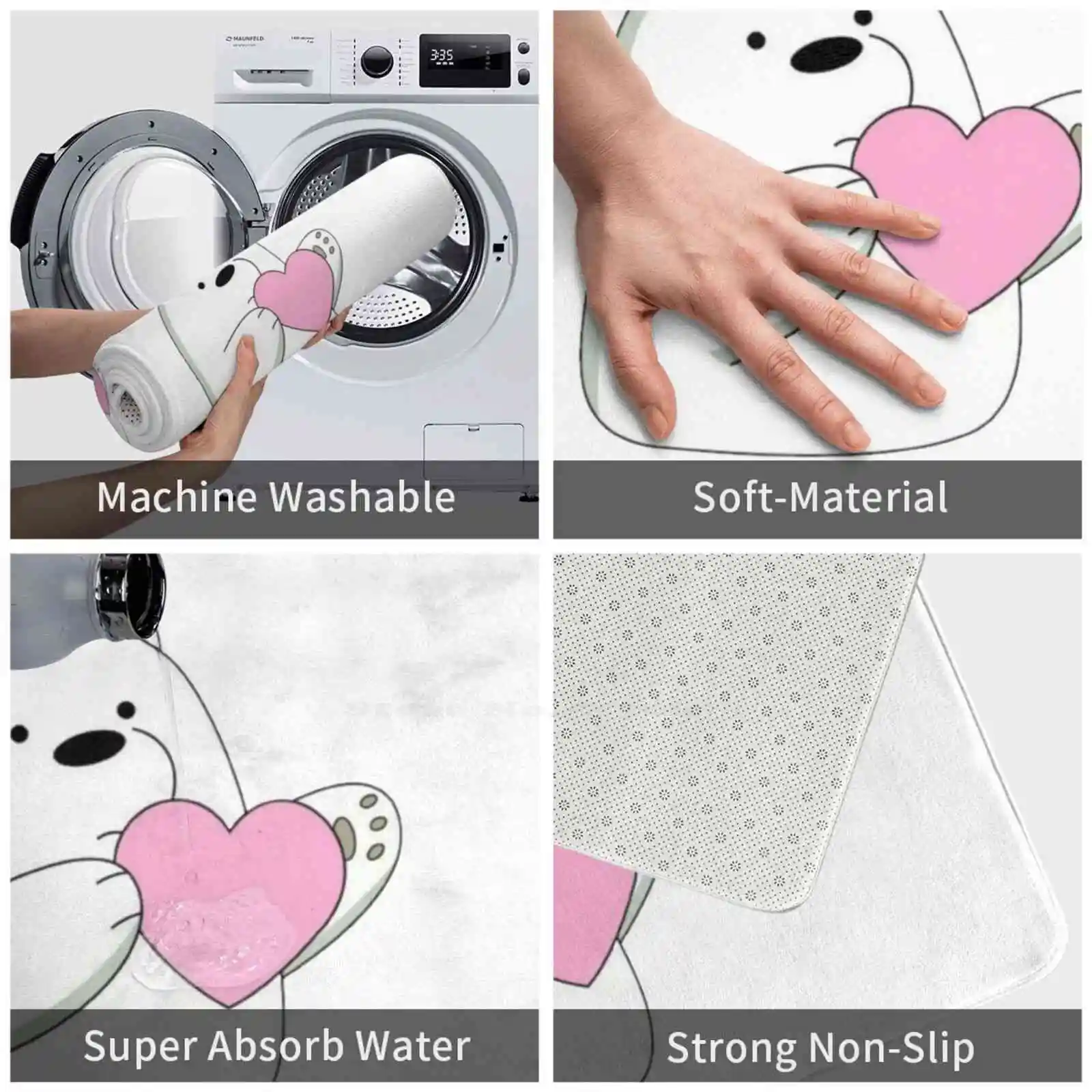 Мягкий домашний Противоскользящий коврик для всей семьи ковер Модный популярный