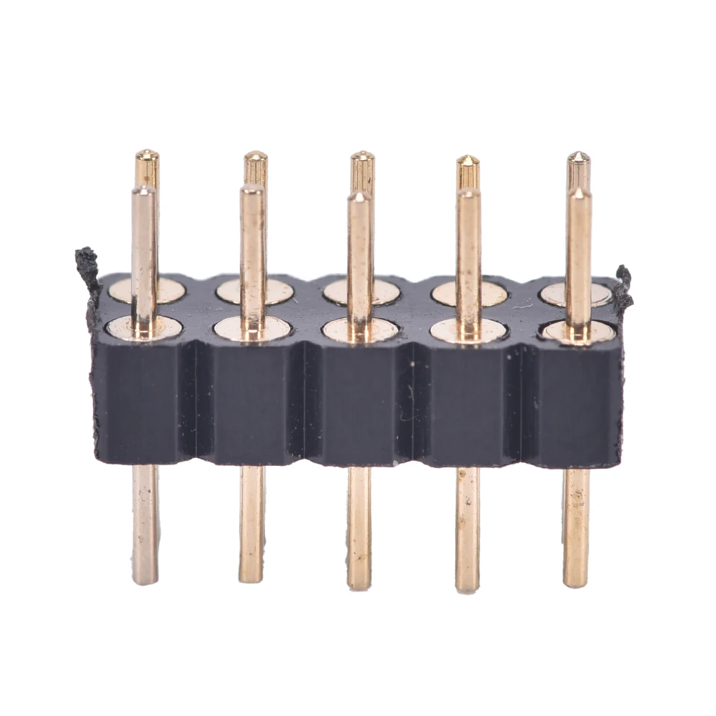 

20pcs/lot Male Female Adapter Connector for RGB 3528 5050 SMD LED Strip Light 4 pin needle 4pin RGB connector