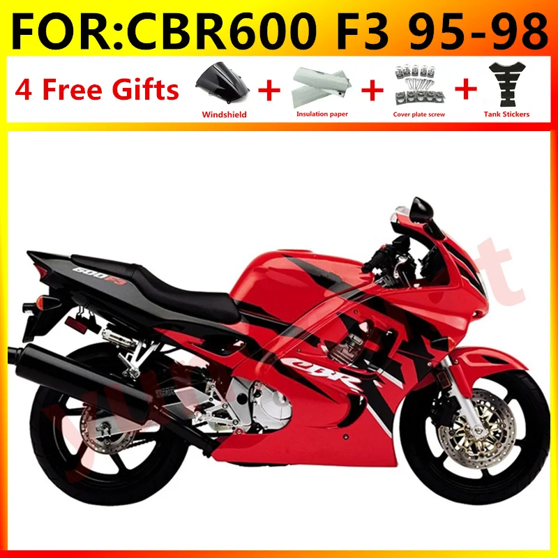 Комплект обтекателей для мотоциклов HONDA CBR 600 F3 1995 1996 CBR600 95 96 97 98 | Автомобили и