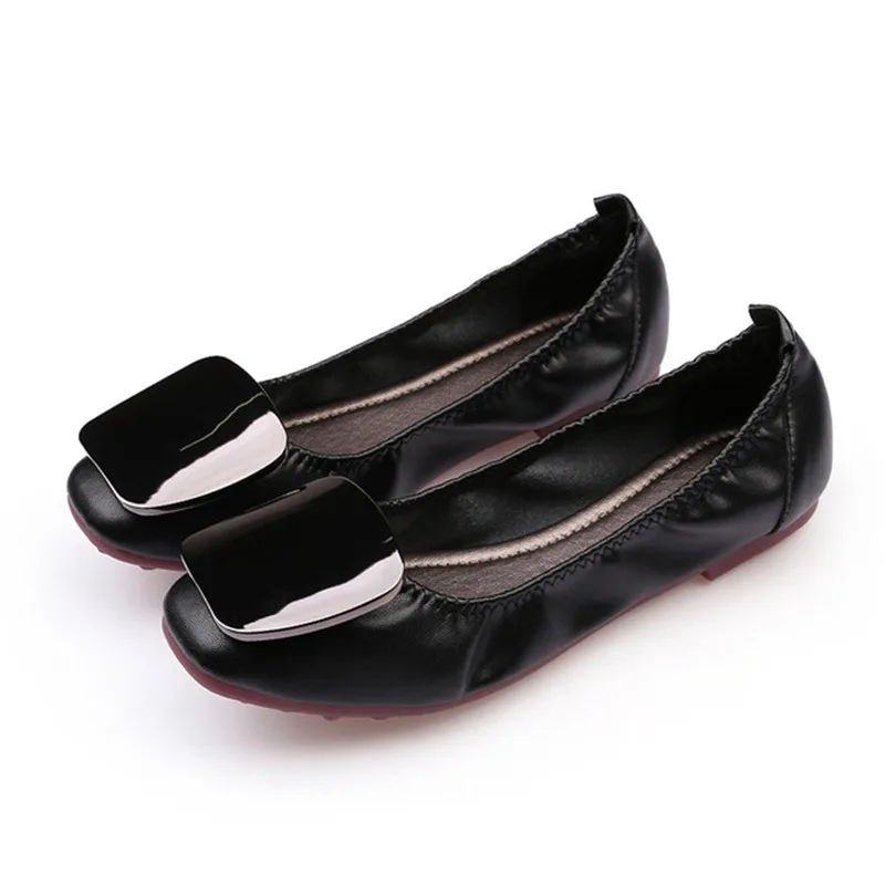 HOVINGE женские балетки на плоской подошве повседневные лоферы Высококачественная