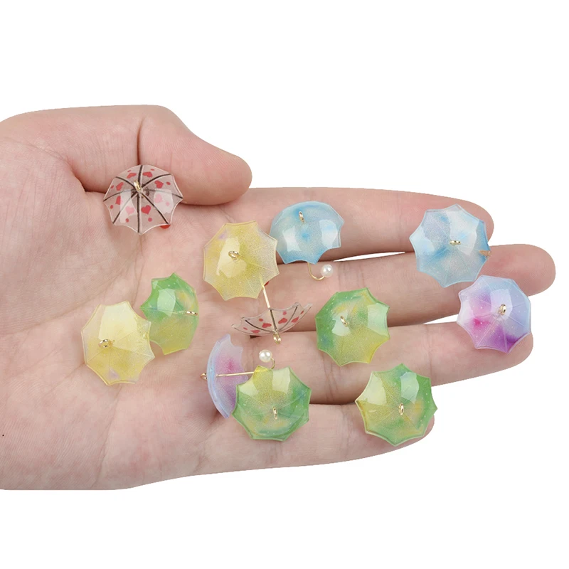 

2 PCS Small Umbrella Drop Earrings for Women Acrylic Acetic Acid Sheet Earring Fashion Jewelry Making 6 Colors Special Offer