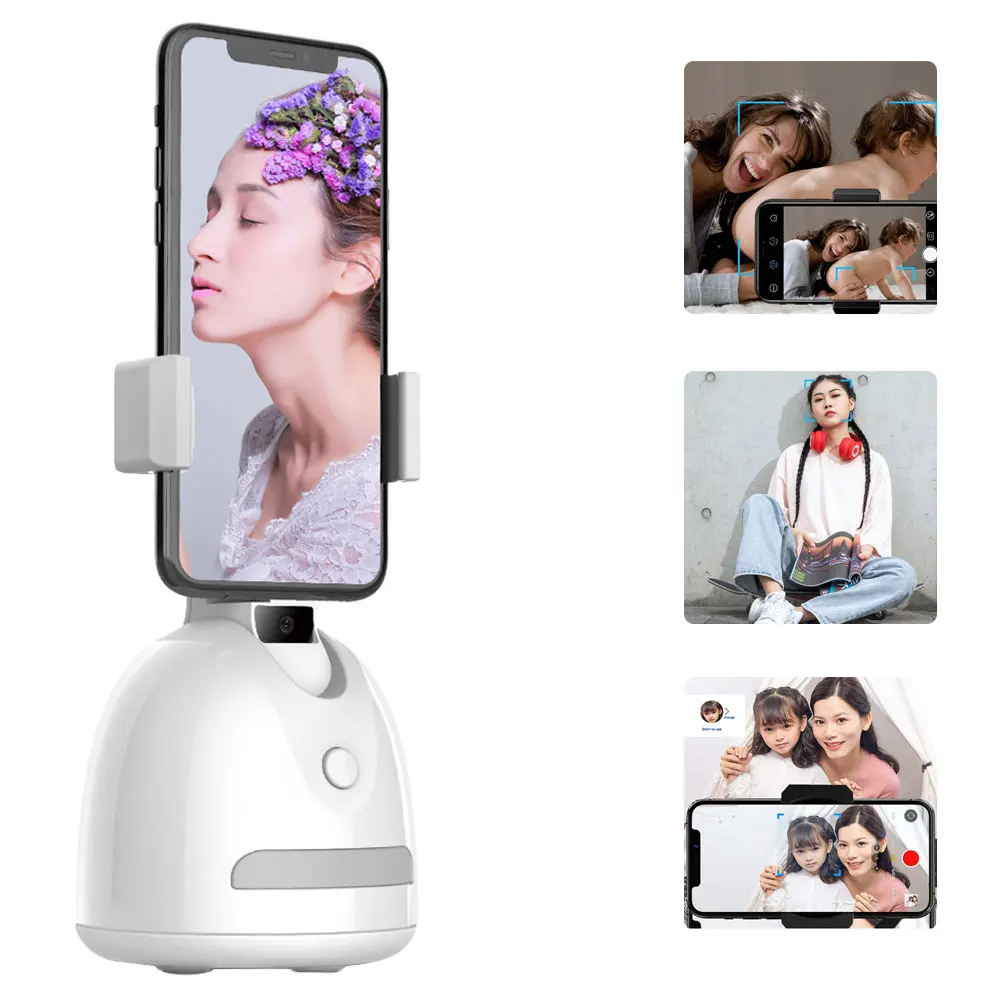 

Auto Smart Shooting Selfie Stick 360° Object Tracking Holder All-In-One Rotation Face Tracking Camera Phone Holder