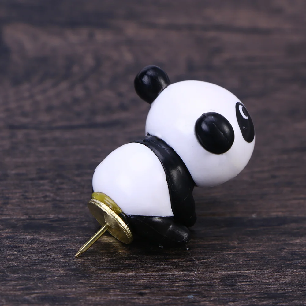 

8 Pcs Panda Thumbtacks Cartoon Drawing Pin Push Pin Set for Maps Calendar