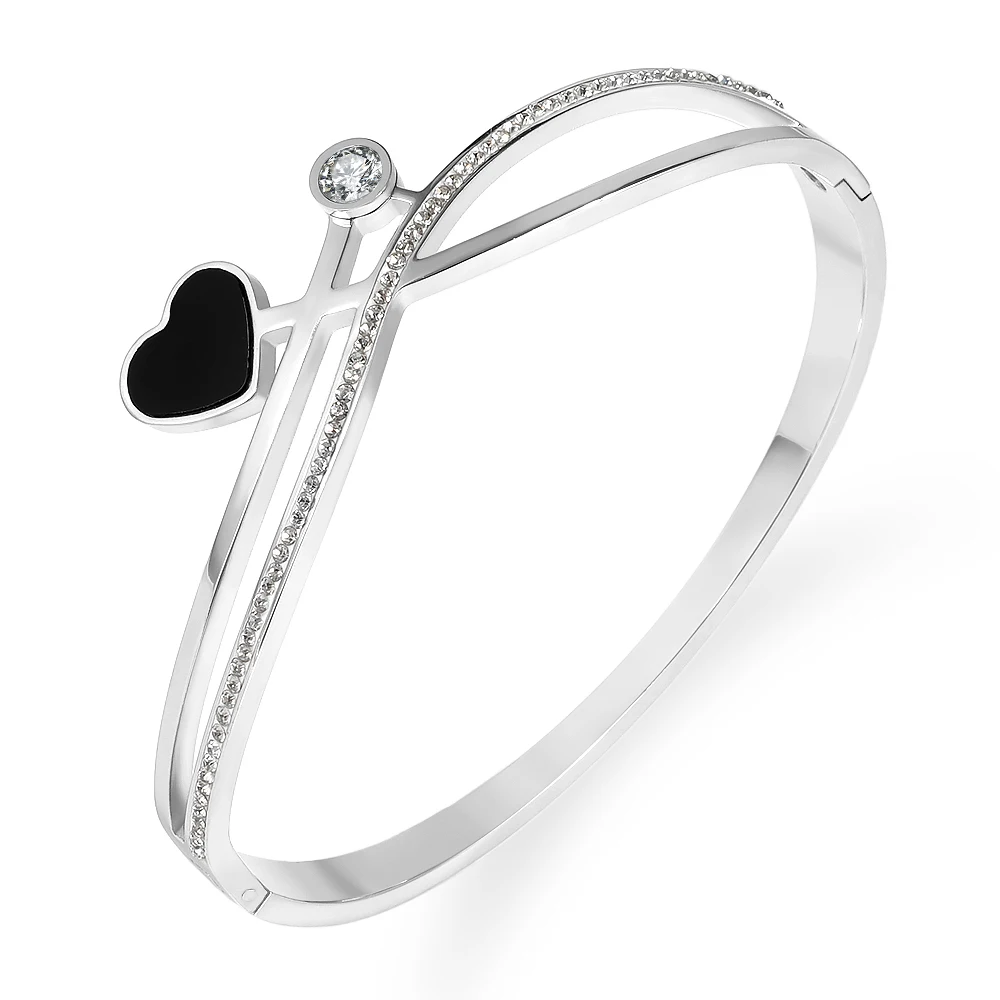 FYSARA 2021 летние новые браслеты из нержавеющей стали для влюбленных стразы манжеты