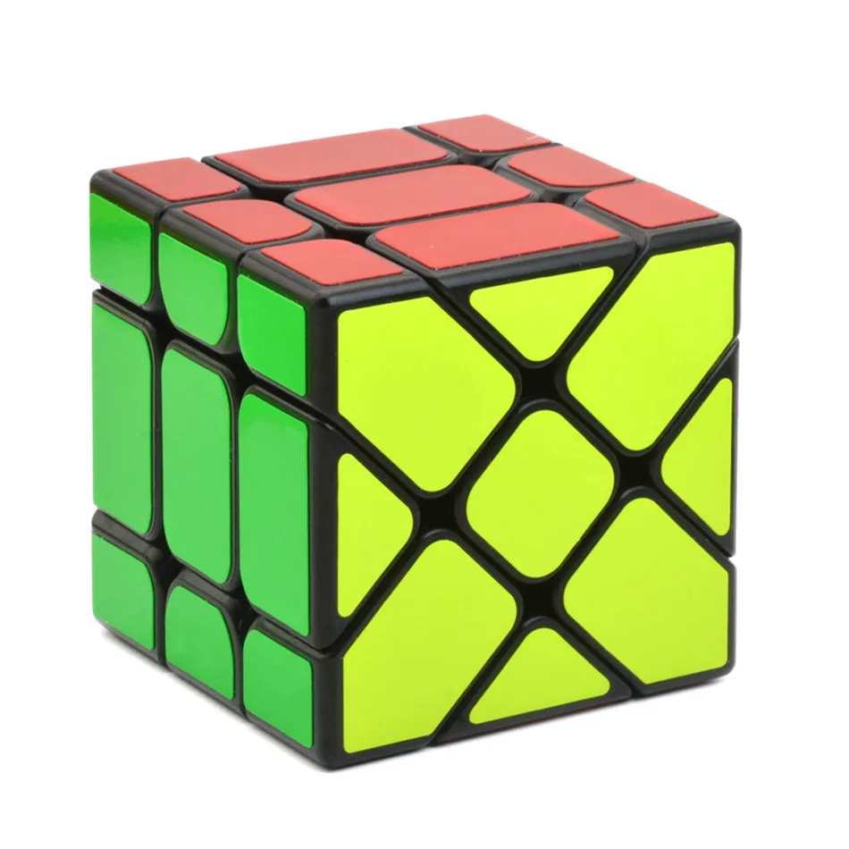 YongJun YJ 3x3x3 Magic Cube Fisher Обычно Меняющийся Скоростной Куб Jinggang С Матовой Наклейкой