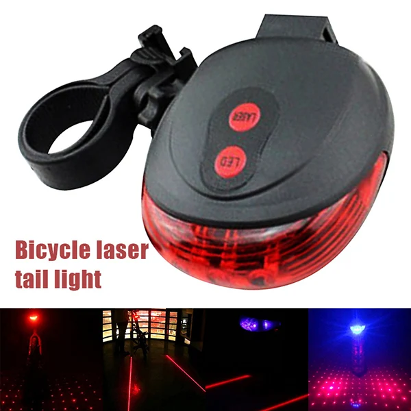 

Hot Cycling Bike Bicycle Tail Light Super Bright 5LEDs Flashing Rear Tail Lamp DO2