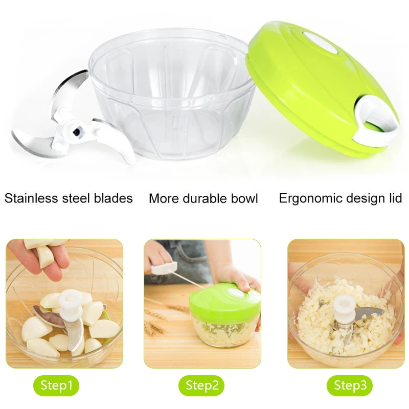 Ручной измельчитель для фруктов и овощей продуктов резак чеснока кухонные