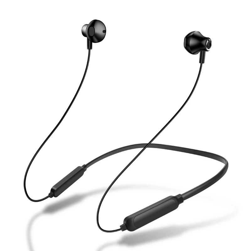 Bluetooth Шейная стерео гарнитура беспроводные наушники спортивные с микрофоном для