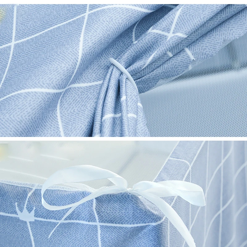 

Student dormitory Blackout cloth mosquito net bed curtain integrated upper shop lower men's female bedroom dual-use curtains