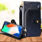 Для LG V50 V60 V50S V40 V35 V30s ThinQ 5G V30 Plus модный кошелек на молнии сумка для карт Кожаный флип-чехол ремешок чехол для телефона