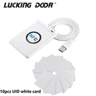 RFID-считыватель ACR122U NFC Бесконтактный смарт-ИС-карта и записывающее устройство Rfid копировальный Дубликатор 10 шт. UID сменная бирка карта брелок