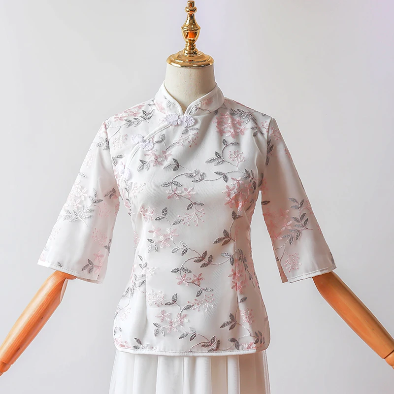 2 шт./компл. китайское платье Ципао подружки невесты размера плюс Свадебная